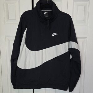 Nike Black and Gray Windbreaker
